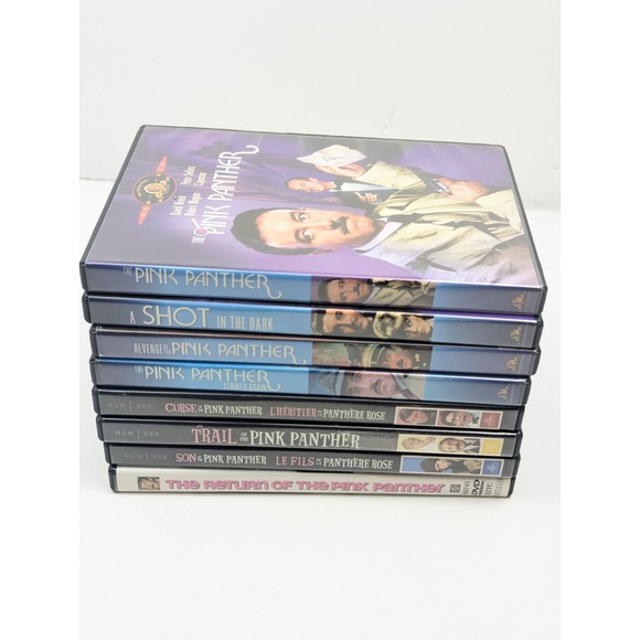 Other - Pink Panther‎ DVD Lot x8 Pink Panther, Strikes Again, Revenge,